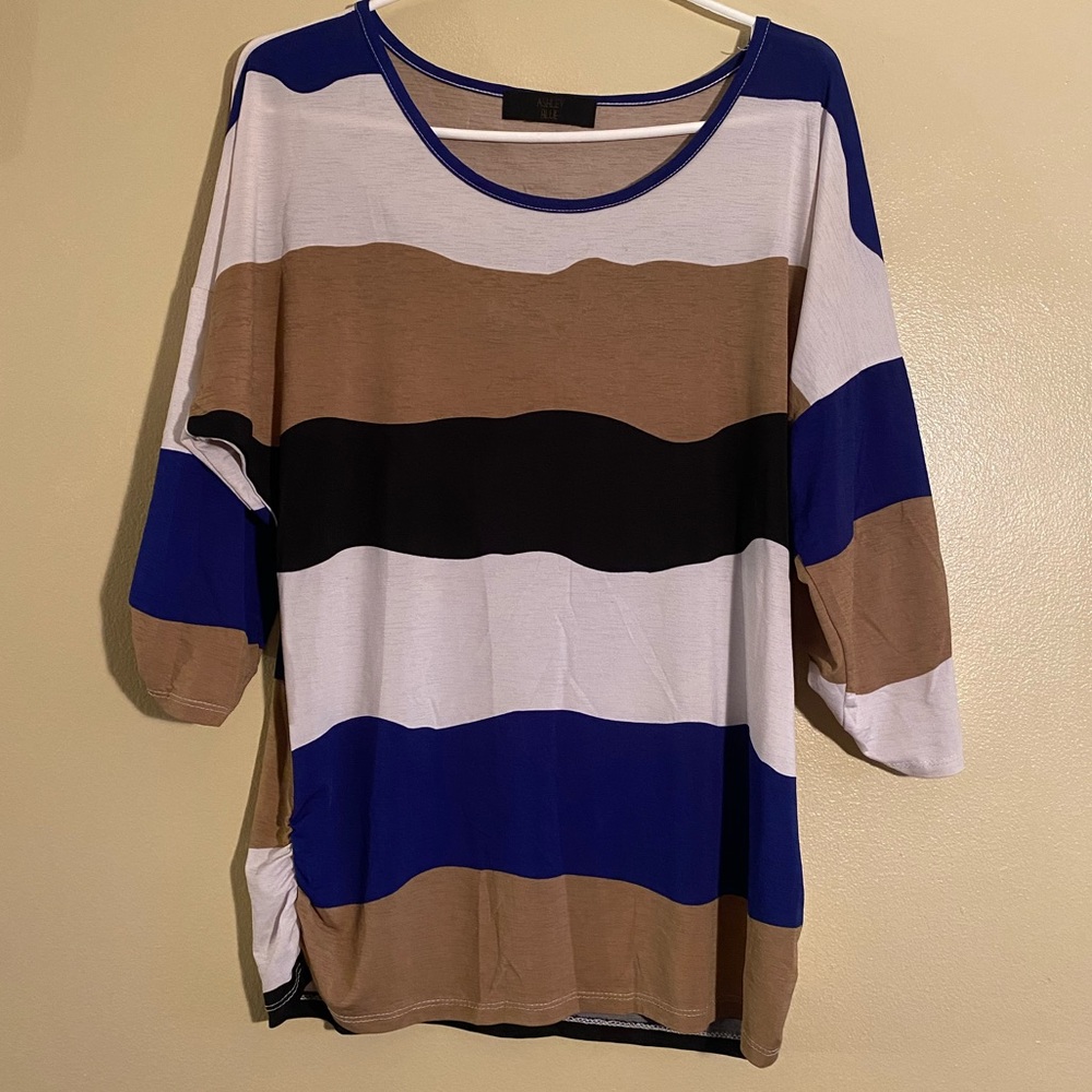 Ashley Blue Blouse